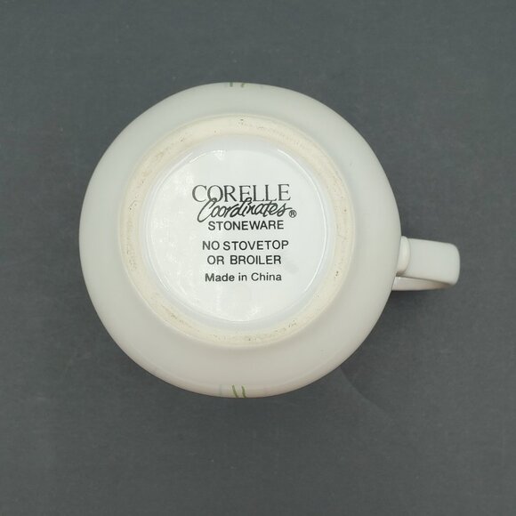 Corelle Shadow Iris Creamer Corning Stoneware Purple Flowers Creamer - Picture 7 of 8